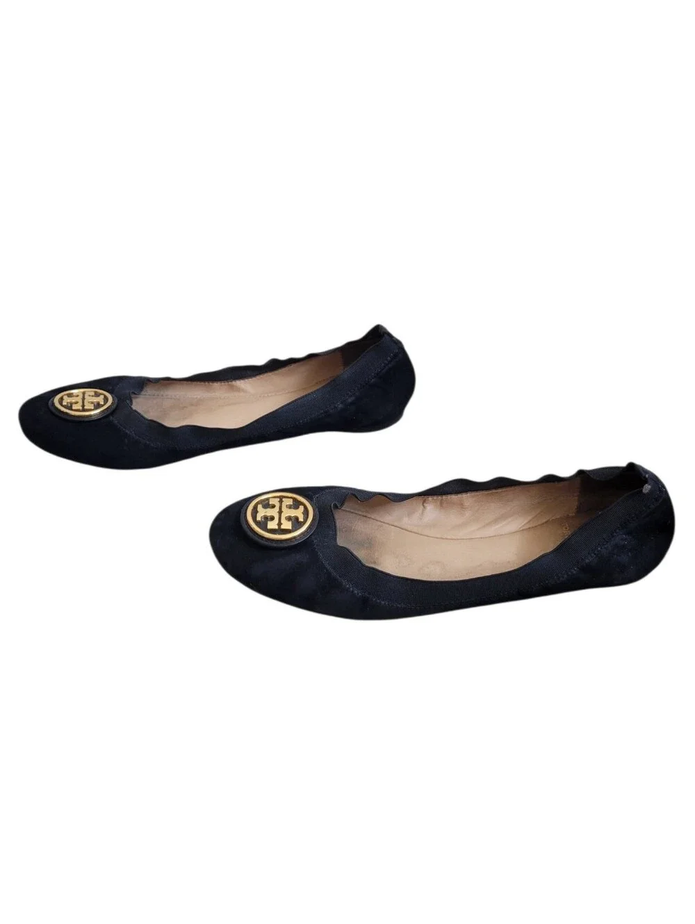 Tory Burch‎ Caroline Suede Ballet Flsts Black